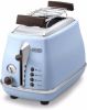 De'Longhi Toaster Incona Vintage CTOV 2103.AZ in retro look, azuurblauw online kopen