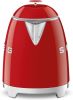 Smeg Waterkoker Mini 1400 W Rood 800 Ml 3 Kops Klf05rdeu online kopen