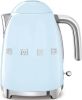 SMEG KLF03PBEU retro 50&apos, s style waterkoker, pastelblauw online kopen