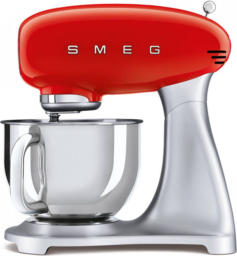 SMEG Keukenmachine 800 W rood 4.8 liter SMF02RDEU online kopen