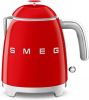 Smeg Waterkoker Mini 1400 W Rood 800 Ml 3 Kops Klf05rdeu online kopen