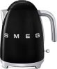 SMEG KLF03BLEU retro 50&apos, s style waterkoker, zwart online kopen