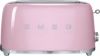 Smeg 50's Style broodrooster 2-slots extra lang TSF02PKEU roze online kopen