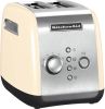 KitchenAid Toaster 5KMT221EAC ALMOND CREAM met opzethouder voor broodjes en sandwichtang online kopen