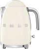 SMEG KLF03CREU retro 50&apos, s style Waterkoker, crème online kopen