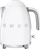 SMEG KLF03WHEU retro 50&apos, s style waterkoker, wit online kopen