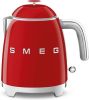 Smeg Waterkoker Mini 1400 W Rood 800 Ml 3 Kops Klf05rdeu online kopen