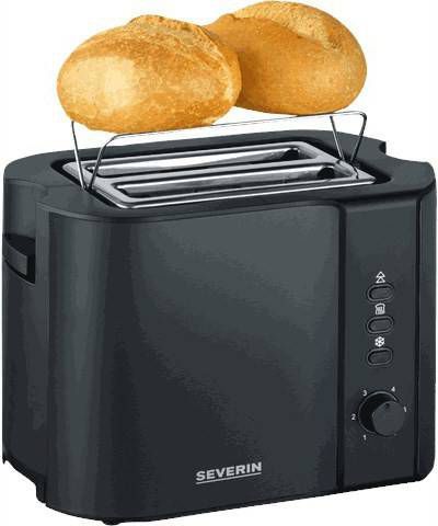 Severin Toaster broodrooster 800W zwart online kopen