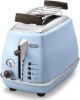 De'Longhi Toaster Incona Vintage CTOV 2103.AZ in retro look, azuurblauw online kopen