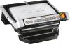 Tefal Contactgrill GC712D OptiGrill+ 6 grillprogramma's, past temperatuur + barbecuecyclus aan het grillgerecht aan, bakplaten met antiaanbaklaag online kopen