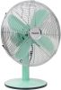 Bestron Tafelventilator Summer Breeze met draaifunctie in retrostijl, hoogte 43 cm, ø 35 cm, 35 w, mint online kopen