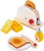 Hape Kinder toaster Pop up toaster set, 7 delig houten(set, 7 delig ) online kopen