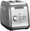 KitchenAid Toaster 5KMT221ECU CONTOUR SILVER met opzethouder voor broodjes en sandwichtang online kopen